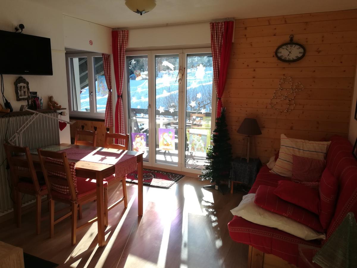 Romantic Chalet-Style Flat With Mountain View Torgon Ngoại thất bức ảnh